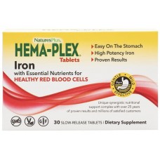 NaturesPlus - HEMA-PLEX Iron (30табл 30 порций)